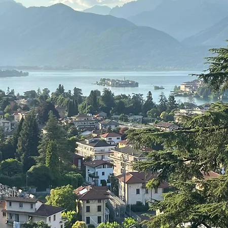 La Contea Panoramica 130 Mq Parking Free Lägenhet Stresa